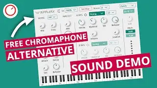 Tiagolr Ripplerx Sound Demo: Open-Source Free Physical Modeling Synthesizer Plugin A La Chromaphone