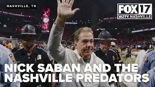 Tide freezing over: Nick Saban becomes Preds minority owner