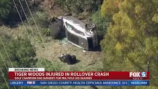 Tiger Woods Undergoes Surgery After Rollover Crash