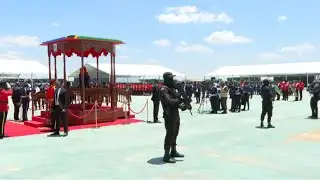 TIGHT SECURITY! HOW SAMIA SULUHU ARRIVED FOR SWEARING IN UNDER TIGHT PROTECTION