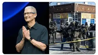 Tim Cook Breaks Silence on Minneapolis ICE Shootings 🚨 Apple CEO Responds #apple #tech #mobile 