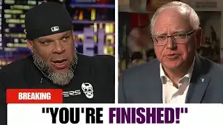 Tim Walz CAUGHT OFF GUARD After Tyrus CHALLENGES Him Live!