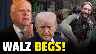 Tim Walz CRIES FOR HELP To Trump As SignalGate EXPOSES Democrats OBSTRUCTING ICE