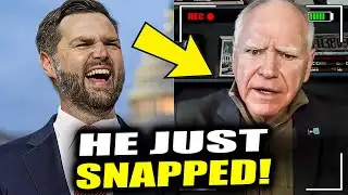 Tim Walz just had a Weird Melt Down Over JD Vance...