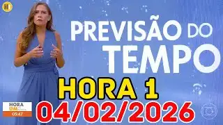 TIME 1 - WEATHER FORECAST - 04/02/2026 / WEDNESDAY