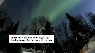 Timelapse captures aurora dazzling Alaska