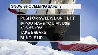 Tips to avoid heart attacks from shoveling, other activities during winter