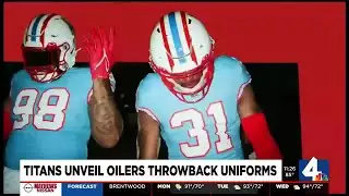 Titans unveil throwback uniforms