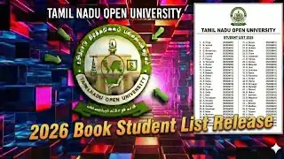 🔴 TNOU 2026 Book Student List RELEASED! | How to Check Your Name & Dispatch Status (Step-by-Step)