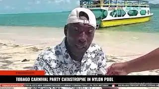 TOBAGO CARNIVAL PARTY CATASTROPHE IN NYLON POOL