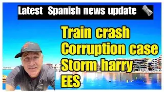 📍 Today in Torrevieja 🇪🇸 | Costa Blanca Update – Train Crash, Corruption Case & Storm Harry 💨