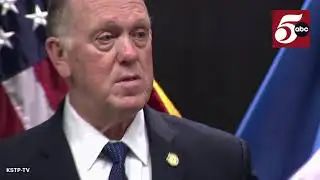 Tom Homan holds first press conference since arrival in Minnesota