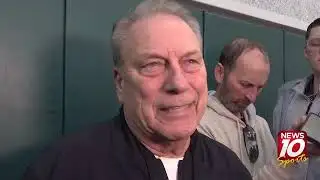 Tom Izzo reacts to the Charles Bediako news