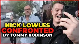 TOMMY ROBINSON BRUTALLY CONFRONTED NICK LOWLES