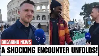 Tommy Robinson Confronts Aggressive Migrants During Heated Clash in Rome