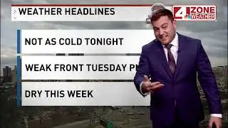 TONIGHT: Increasing clouds with increasing humidity