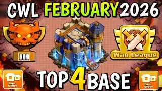 TOP 04 TH18 CWL BASE LINKS🤯NEW CWL + WAR TH18 BASE LINK😎 TH18 BASE COC🔥 TH18 WAR BASE LINK🥵