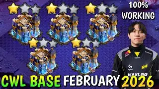 TOP 05  TH18 CWL BASES 😈 TH18 NEVER 3 STAR CWL BASES | TH18 WAR BASES 🤩BASE WAR TH18 COC🥶