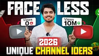 Top 10 Unique Faceless YouTube Channel Ideas (2026)🔥 copy paste channel ideas 2026