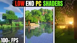 Top 3 shaders for low end pc | Best shaders For Minecraft java edition Low end edition