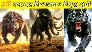 ৫ টি সবচেয়ে বিপজ্জনক বিলুপ্ত প্রাণী!! 😱 "Top 5 Most Terrifying sea Monster In History  |