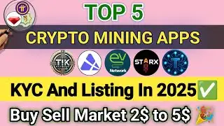 Top 5 New Crypto Mining Apps Kyc Verification, Listing And Airdrop In 2025,