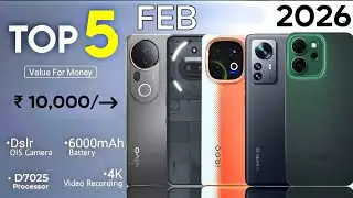 Top 5 phone under 10000 2026 | February 2026