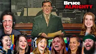 TOP "Bruce Controls Evan" Reactions! Bruce Almighty (2003) Movie Reaction First Time Watching