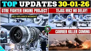 TOP Defence Updates | GTRE Fighter Engine Project | TEJAS MK2 NO DELAY! | CARRIER KILLER COMING