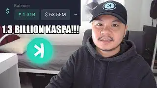 Top Kaspa Whale (Wallet #1) Now Holds 1.3 Billion Kaspa