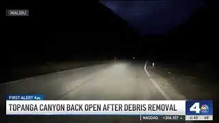 Topanga Canyon is back open after debris removal