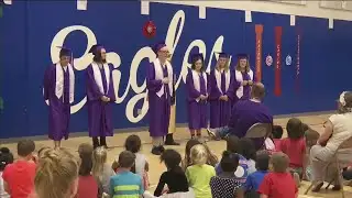 Topeka grads visit former elementary school