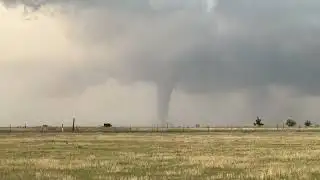 Tornado Swirls Near Texas Panhandle Town