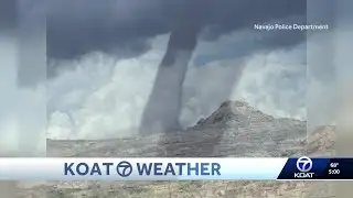 Tornado touches down in Navajo Nation