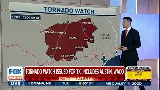 Tornado Watch Issued For Central Texas