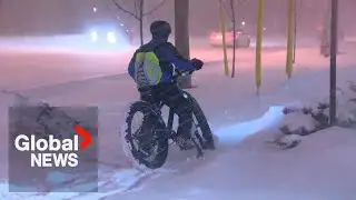 Toronto-area gets slammed with major snowstorm, causing delays and closures