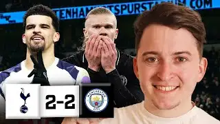 Tottenham FIGHT BACK! City Bottle It AGAIN! Tottenham 2-2 Man City Reaction!