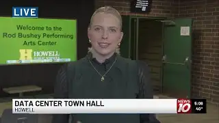 Town hall for proposed data center in Howell Twp.