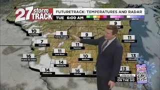 Tracking a cooler Tuesday