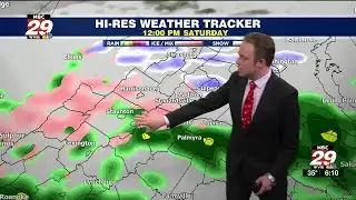 Tracking a little snow, sleet, ice and rainfall