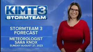 Tracking a slightly warmer Monday - 8/27/2023