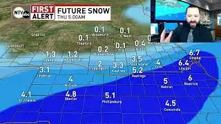 Tracking an incoming Snow Storm