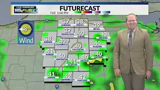 Tracking clouds and scattered rain