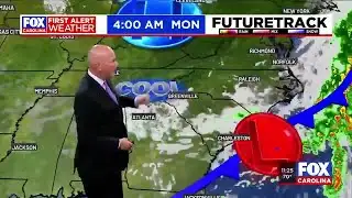 Tracking cold front effects on southeast