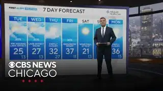 Tracking few spotty snow showers overnight in Chicago