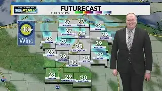Tracking lake effect snow Thursday night while winter storm looms