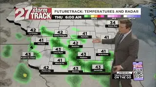 Tracking light rain early Thursday