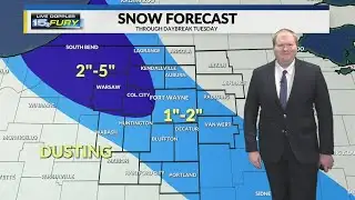 Tracking more lake-effect snow Monday evening