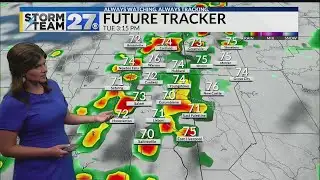 Tracking more rain and thunderstorms