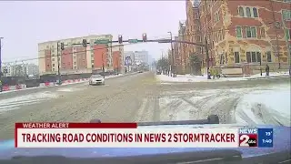 Tracking road conditions in News 2 StormTracker